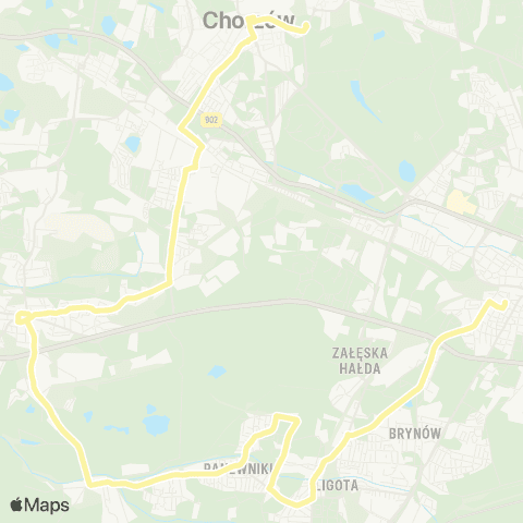 Zarząd Transportu Metropolitalnego GZM Katowice Skłodowskiej dworzec - Chorzów Stary Szyb Prezydent map