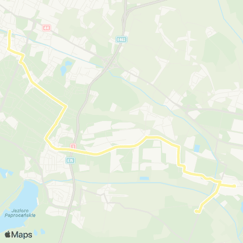 Zarząd Transportu Metropolitalnego GZM Tychy rynek - Tychy Barwna cmentarz map