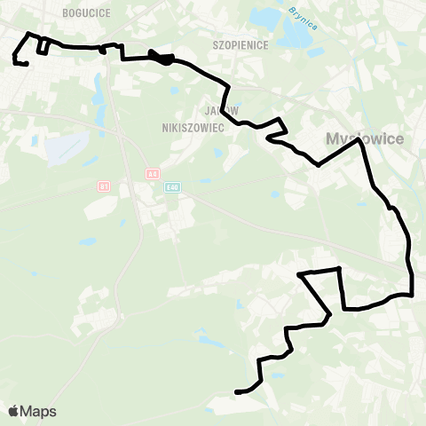 Zarząd Transportu Metropolitalnego GZM Katowice dworzec - Wesoła kopalnia map