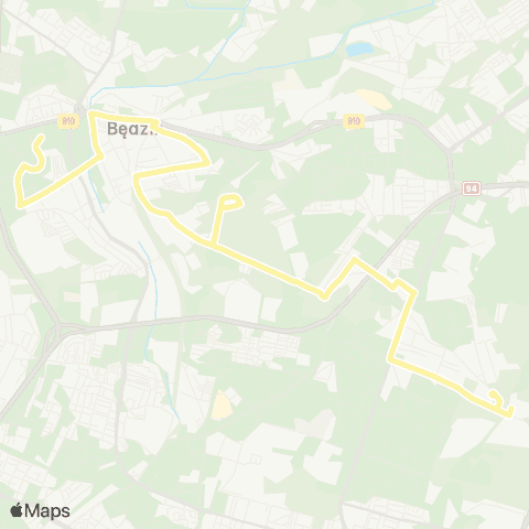 Zarząd Transportu Metropolitalnego GZM Zagórze zajezdnia - Os. Syberka Ośr. Zdrowia map