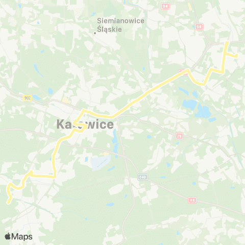 Zarząd Transportu Metropolitalnego GZM Środula Chemiczna - Ligota Akademiki map