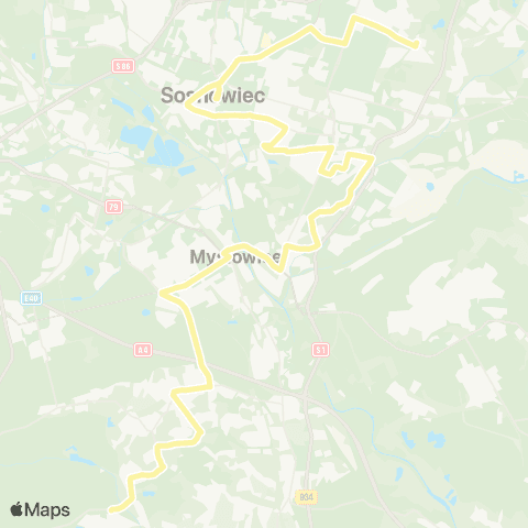 Zarząd Transportu Metropolitalnego GZM Sosnowiec urząd Miasta - Wesoła kopalnia map