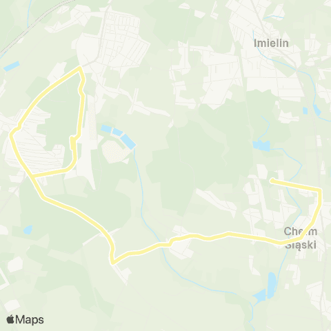 Zarząd Transportu Metropolitalnego GZM Chełm Śląski Fawent - Chełm Śląski Fawent map