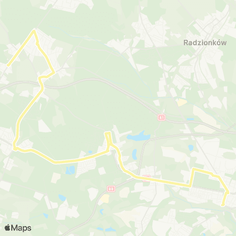 Zarząd Transportu Metropolitalnego GZM Bytom dworzec - Górniki pętla map