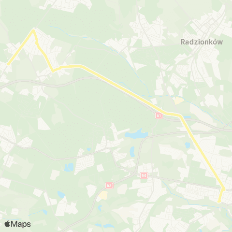 Zarząd Transportu Metropolitalnego GZM Bytom dworzec - Górniki pętla map