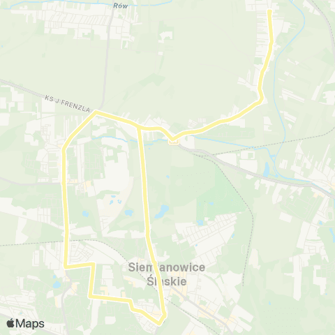 Zarząd Transportu Metropolitalnego GZM Przełajka pętla - Przełajka pętla map