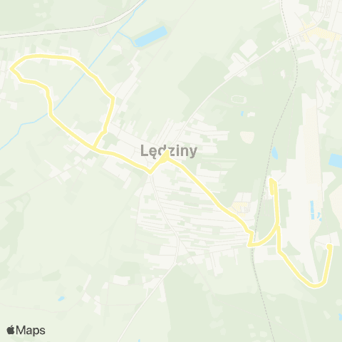 Zarząd Transportu Metropolitalnego GZM Rachowy osiedle - Lędziny centrum Logistyczne map