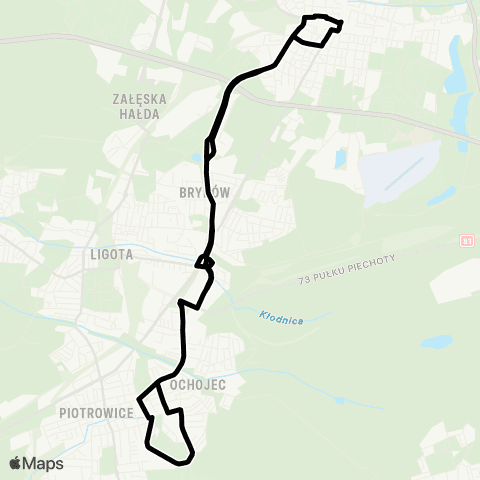 Zarząd Transportu Metropolitalnego GZM Katowice dworzec - Katowice dworzec map