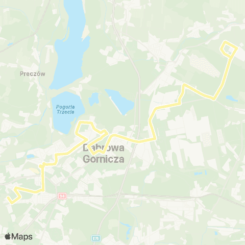 Zarząd Transportu Metropolitalnego GZM Mydlice pętla - Tworzeń Huta Katowice map