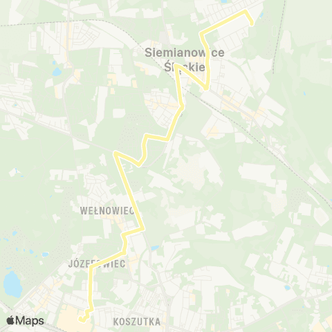 Zarząd Transportu Metropolitalnego GZM Dąb Silesia City Center - Pszczelnik park map