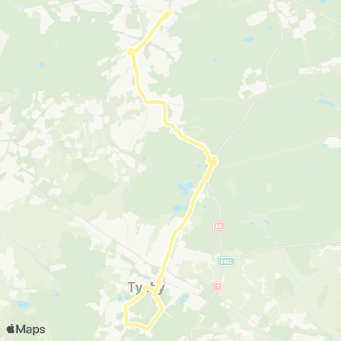 Zarząd Transportu Metropolitalnego GZM Brynów centrum przesiadkowe - Brynów centrum przesiadkowe map