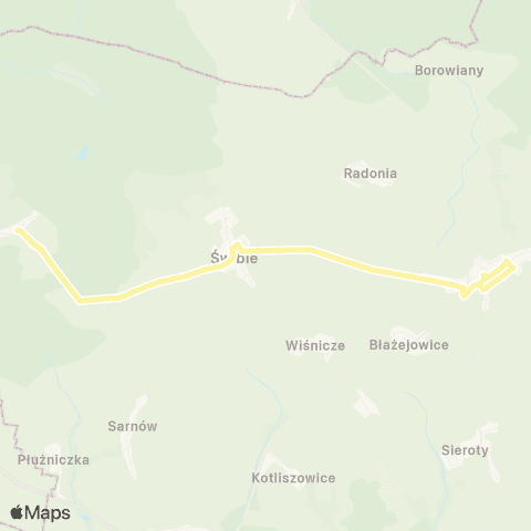 Zarząd Transportu Metropolitalnego GZM Dąbrówka Kościół - Wielowieś centrum przesiadkowe map