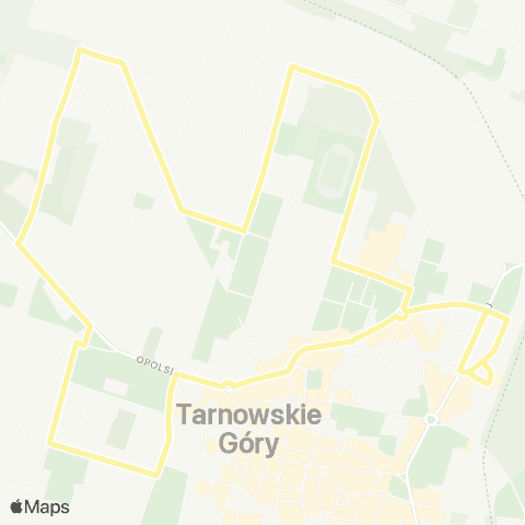 Zarząd Transportu Metropolitalnego GZM Tarnowskie Góry plac Zembali - Tarnowskie Góry plac Zembali map