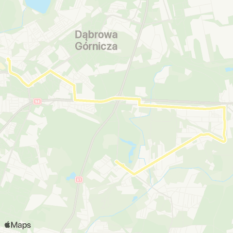 Zarząd Transportu Metropolitalnego GZM Dąbrowa Górnicza dworzec PKP - Kazimierz Górniczy park map
