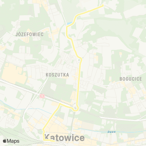 Zarząd Transportu Metropolitalnego GZM Wełnowiec Gpp Business park - Katowice dworzec map