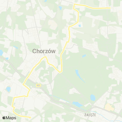 Zarząd Transportu Metropolitalnego GZM Chorzów Batory pętla - Michałkowice plac 11 Listopada map