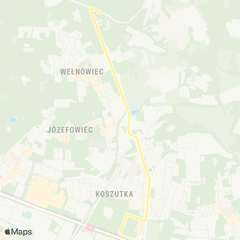 Zarząd Transportu Metropolitalnego GZM Katowice Chorzowska - Wełnowiec plac Alfreda map