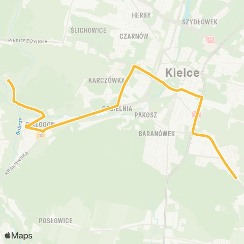 ZTM Kielce  map