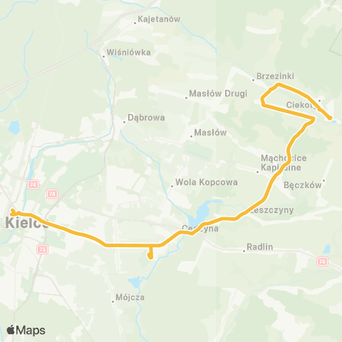 ZTM Kielce  map