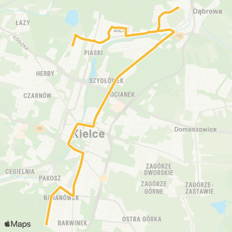 ZTM Kielce  map