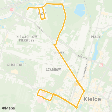 ZTM Kielce  map