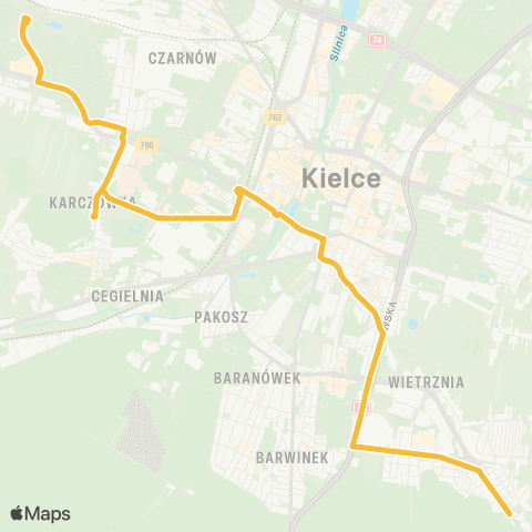 ZTM Kielce  map