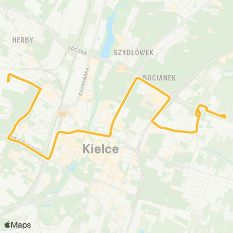 ZTM Kielce  map
