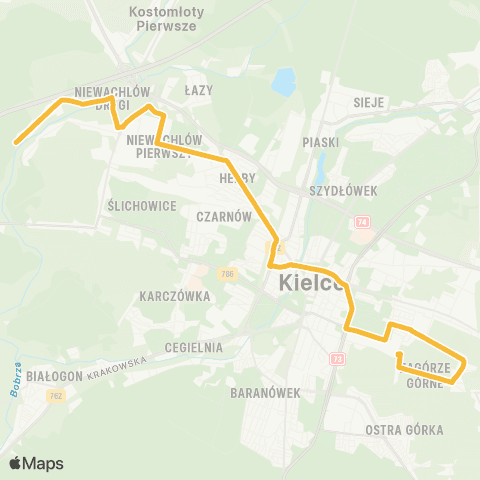 ZTM Kielce  map