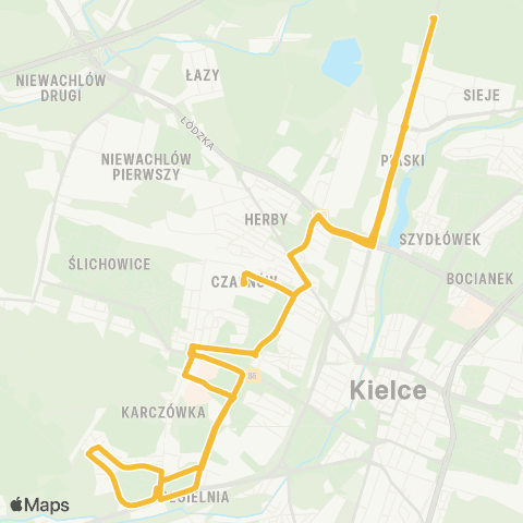 ZTM Kielce  map