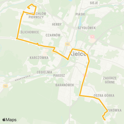 ZTM Kielce  map