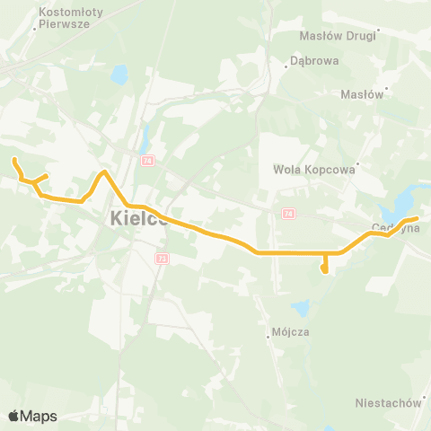 ZTM Kielce  map