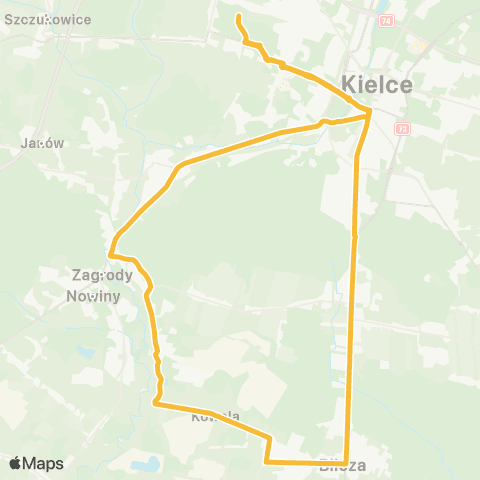 ZTM Kielce  map