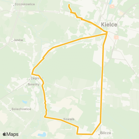 ZTM Kielce  map