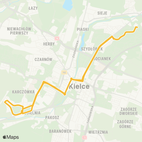 ZTM Kielce  map
