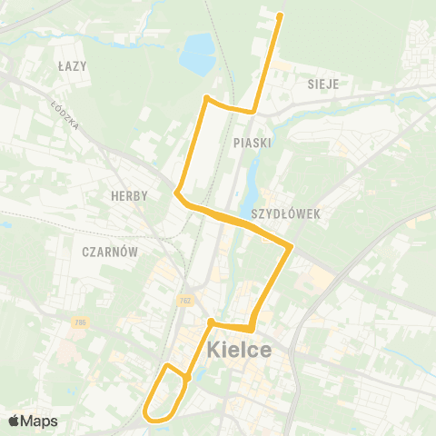 ZTM Kielce  map