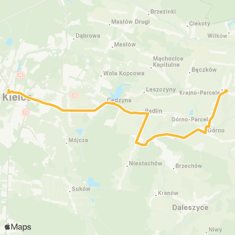 ZTM Kielce  map