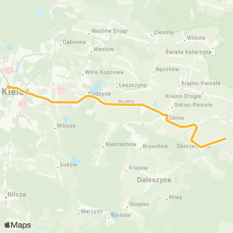 ZTM Kielce  map