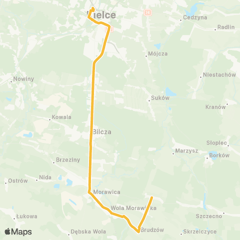 ZTM Kielce  map