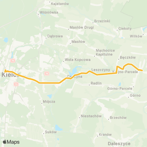 ZTM Kielce  map