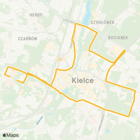 ZTM Kielce  map