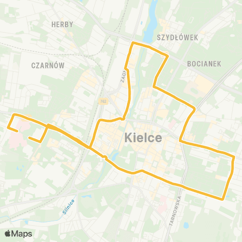 ZTM Kielce  map