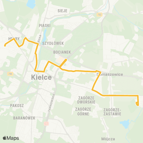 ZTM Kielce  map
