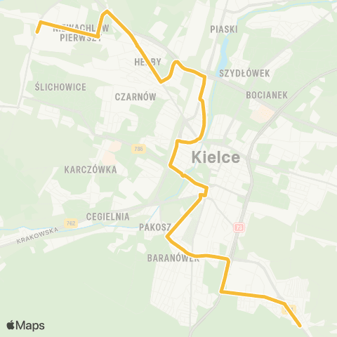 ZTM Kielce  map