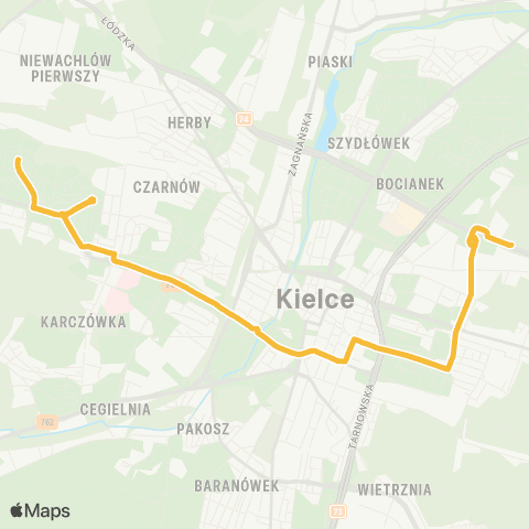 ZTM Kielce  map