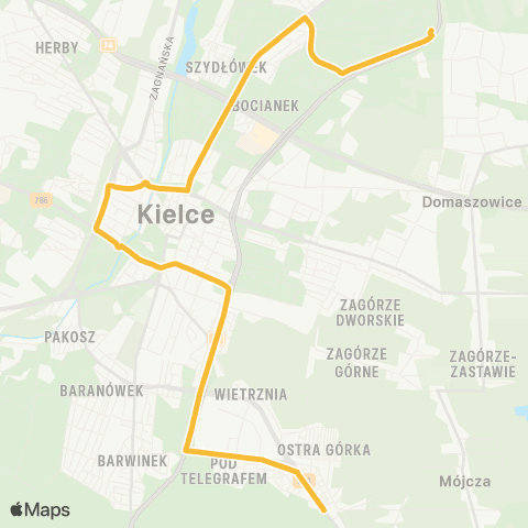 ZTM Kielce  map