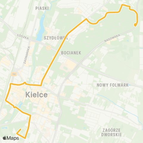 ZTM Kielce  map