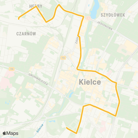 ZTM Kielce  map