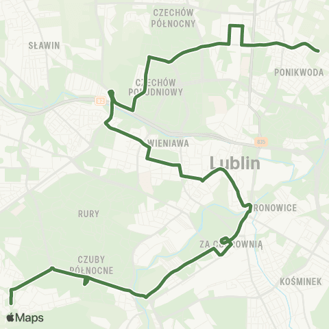 ZTM Lublin  map