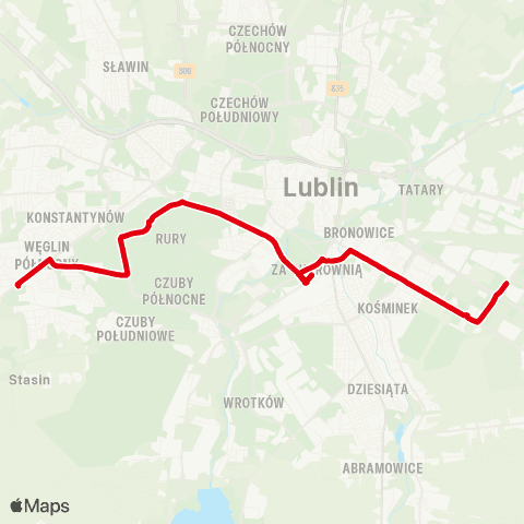 ZTM Lublin  map