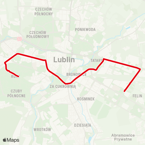 ZTM Lublin  map